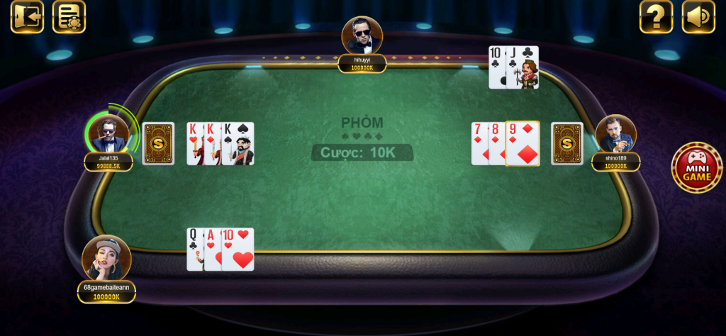 Cách chơi Phỏm 68 game bài chắc chắn thắng cho tân thủ 4 Hướng dẫn chi tiết cách chơi Phỏm 68 game bài chi tiết tại cổng game